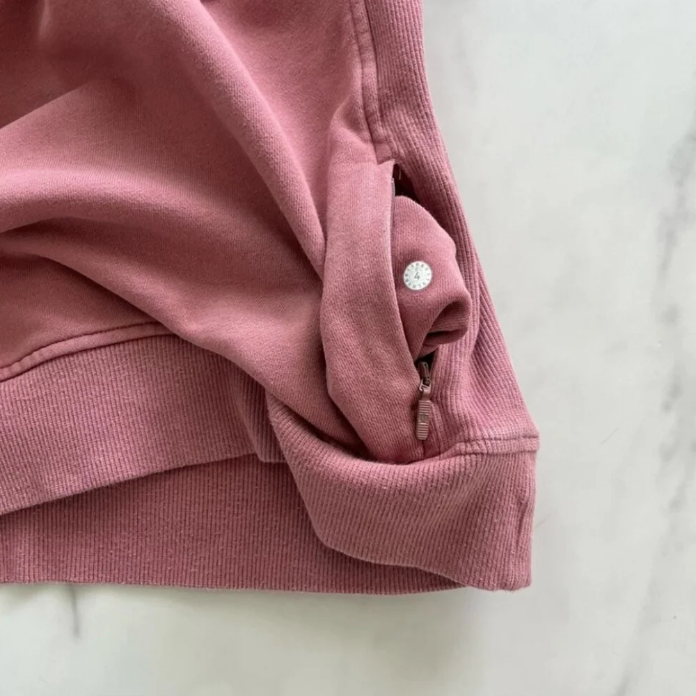Lululemon Chill On Pullover Sweatshirt Quicksand Pink Size 4 - Picture 8 of 8
